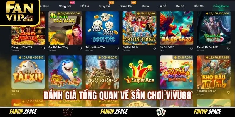 Vivu88 - Đánh Giá Sân Chơi Kèo Cược Uy Tín Hàng Đầu 2025 2 Đánh giá tổng quan về sân chơi Vivu88